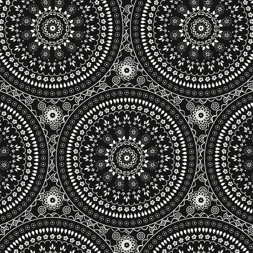 Black Bandana Medallion