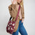 Triple Zip Hipster Crossbody Bag