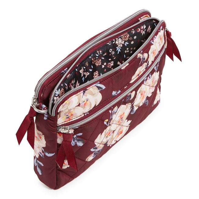 Triple Compartment Crossbody Bag