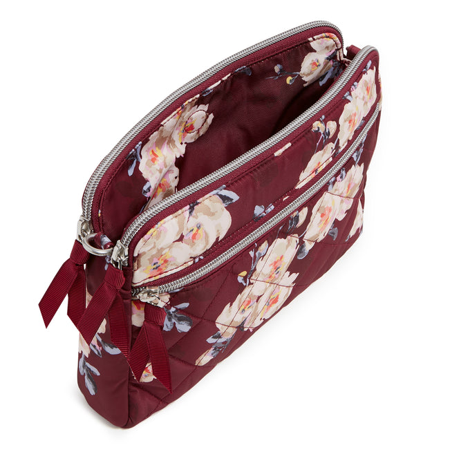 Triple Compartment Crossbody Bag