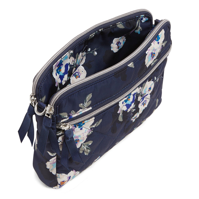 Triple Compartment Crossbody Bag