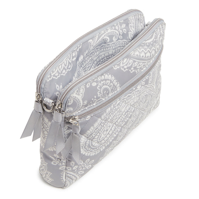 Triple Compartment Crossbody Bag