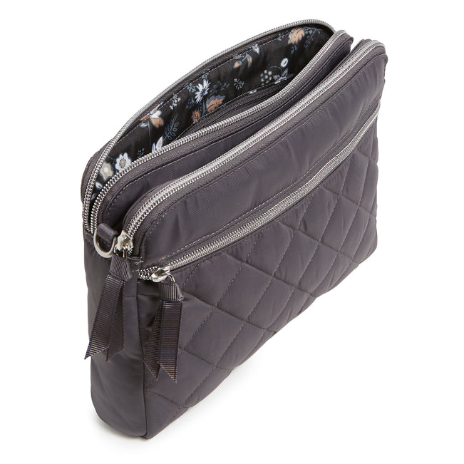 Triple Compartment Crossbody Bag