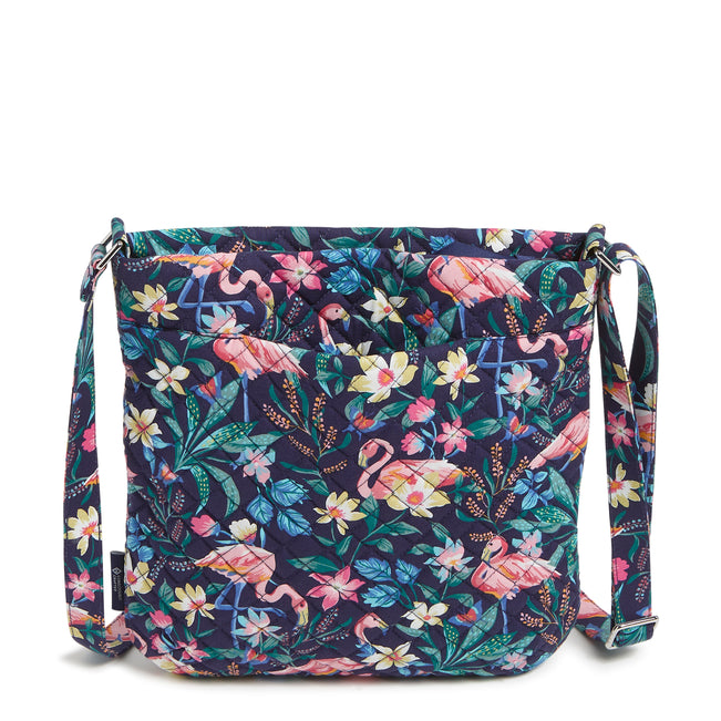 Triple Zip Hipster Crossbody Bag