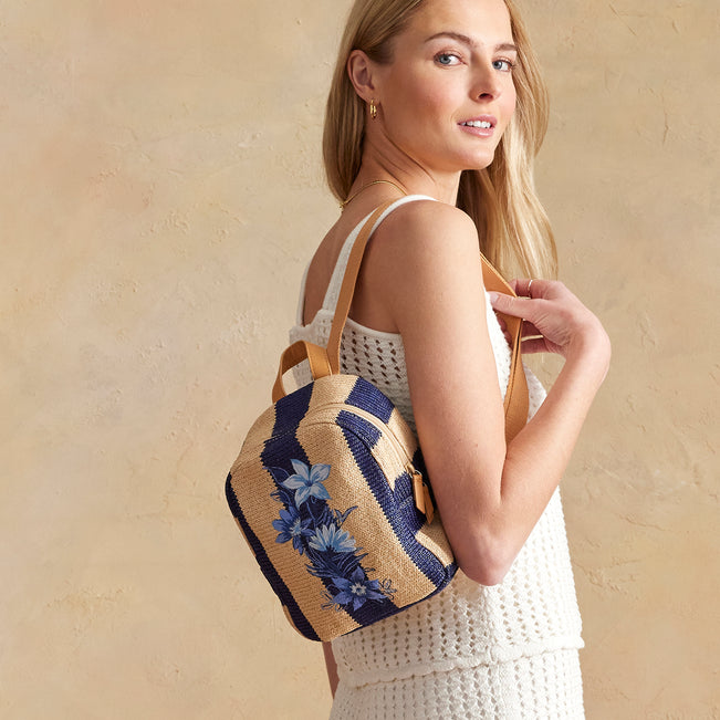 Mini Straw Backpack