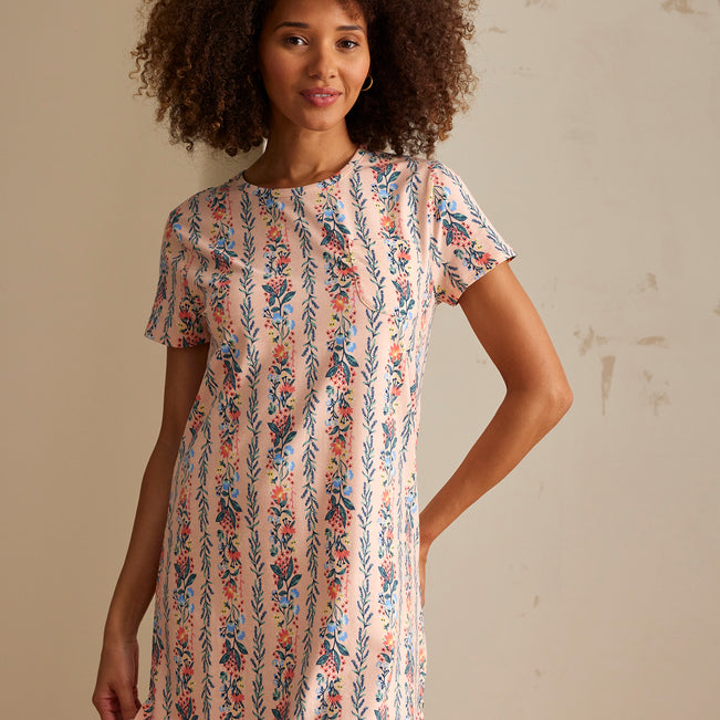 Short-Sleeved Night Dress