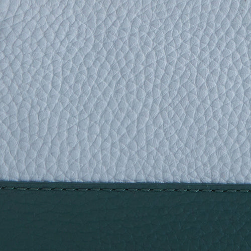 Ink Teal Colorblock in Leather
