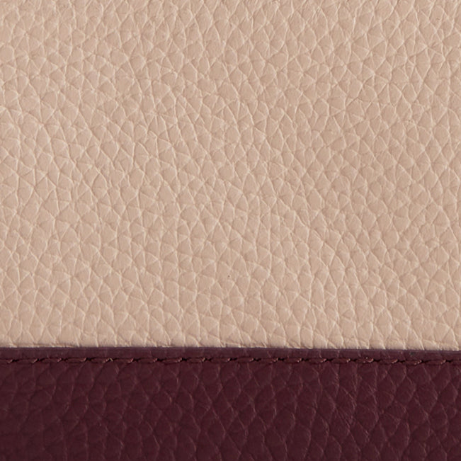 Raisin Colorblock in Leather