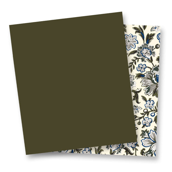 Climbing Ivy Green in Cotton